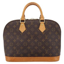 LOUIS VUITTON Monogram Alma Hand Bag M51130 LV Auth ka6544V-2