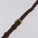 BURBERRY Nova Check Shoulder Bag Canvas Beige Gold Auth ka6546-13
