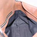 BURBERRY Nova Check Shoulder Bag Canvas Beige Gold Auth ka6546-24