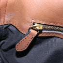 BURBERRY Nova Check Shoulder Bag Canvas Beige Gold Auth ka6546-26