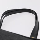 GUCCI GG Canvas Tote Bag Black Gold 92730 Auth ka6548A-14