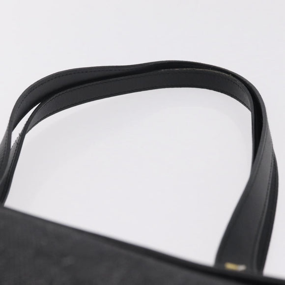 GUCCI GG Canvas Tote Bag Black Gold 92730 Auth ka6548A