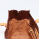 LOUIS VUITTON Monogram Vernis Reade PM Hand Bag Bronze M91146 LV Auth ka655-19