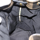 FENDI Pecan Canvas Backpack PVC Black Brown gold 259290 Auth ka6553V-20