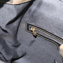 FENDI Pecan Canvas Backpack PVC Black Brown gold 259290 Auth ka6553V-22