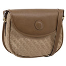 GUCCI Shoulder Bag Canvas Beige Gold 007 754 0074 Auth ka6555-1