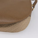 GUCCI Shoulder Bag Canvas Beige Gold 007 754 0074 Auth ka6555-15