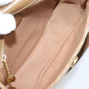 GUCCI Shoulder Bag Canvas Beige Gold 007 754 0074 Auth ka6555-11