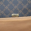 Bally Hand Bag Leather PVC Black Gold Auth ka6559-17