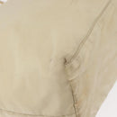 PRADA Tote Bag Nylon Beige Gold Auth ka656-10