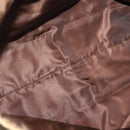 PRADA Tote Bag Nylon Beige Gold Auth ka656-16