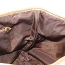 PRADA Tote Bag Nylon Beige Gold Auth ka656-17