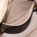 CELINE Luggage Mini Shopper Hand Bag Leather Beige Gold Auth ka6560A-24
