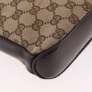 GUCCI GG Canvas Shoulder Bag Beige Gold 109106 Auth ka6563-19