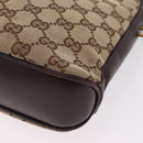 GUCCI GG Canvas Shoulder Bag Beige Gold 109106 Auth ka6563-20