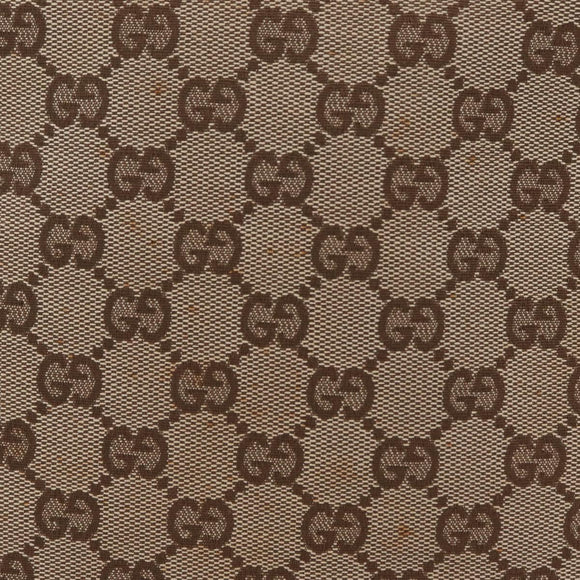 GUCCI GG Canvas Shoulder Bag Beige Gold 109106 Auth ka6563