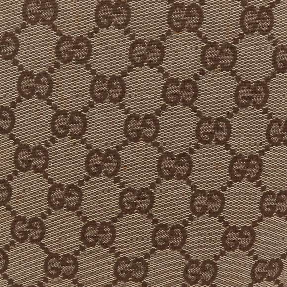 GUCCI GG Canvas Shoulder Bag Beige Gold 109106 Auth ka6563