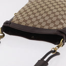GUCCI GG Canvas Shoulder Bag Beige Gold 109106 Auth ka6563-14