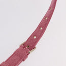 Christian Dior Macro Cannage Lady D Joy Satchel Denim 2way Pink Auth ka6565SAM-19