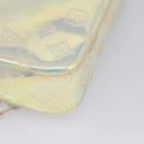 LOUIS VUITTON Monogram Prism Pochette Volga Bag Silver M55261 LV Auth ka6566V-11