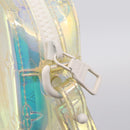 LOUIS VUITTON Monogram Prism Pochette Volga Bag Silver M55261 LV Auth ka6566V-16