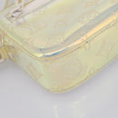 LOUIS VUITTON Monogram Prism Pochette Volga Bag Silver M55261 LV Auth ka6566V-9