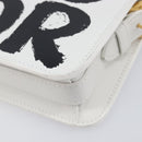Christian Dior Miss Dior Shoulder Bag Leather White Gold Auth ka6568SAM-12