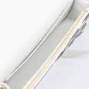 Christian Dior Miss Dior Shoulder Bag Leather White Gold Auth ka6568SAM-18