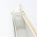 Christian Dior Miss Dior Shoulder Bag Leather White Gold Auth ka6568SAM-19