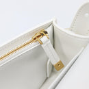 Christian Dior Miss Dior Shoulder Bag Leather White Gold Auth ka6568SAM-22