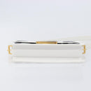 Christian Dior Miss Dior Shoulder Bag Leather White Gold Auth ka6568SAM-9