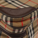 Burberrys Nova Check Travel Bag Canvas 2way Beige Auth ka657-13