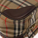 Burberrys Nova Check Travel Bag Canvas 2way Beige Auth ka657-15