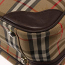 Burberrys Nova Check Travel Bag Canvas 2way Beige Auth ka657-16