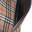 Burberrys Nova Check Travel Bag Canvas 2way Beige Auth ka657-24