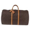 LOUIS VUITTON Monogram Keepall 60 Boston Bag M41422 LV Auth ka6571-13