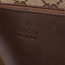 GUCCI GG Canvas Tote Bag Beige Silver 019 0401 Auth ka6572-14