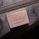 GUCCI GG Canvas Tote Bag Beige Silver 019 0401 Auth ka6572-16