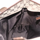 GUCCI GG Canvas Tote Bag Beige Silver 019 0401 Auth ka6572-19