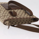 GUCCI GG Canvas Tote Bag Beige Silver 019 0401 Auth ka6572-6