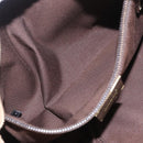 GUCCI GG Canvas Sherry Line Shoulder Bag Beige Gold 189749 Auth ka6574-28