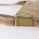 GUCCI GG Canvas Sherry Line Shoulder Bag Beige Gold 189749 Auth ka6574-7