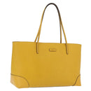 GUCCI Diamante Tote Bag Leather Yellow 353397 Auth ka6575-1