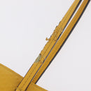 GUCCI Diamante Tote Bag Leather Yellow 353397 Auth ka6575-11