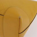 GUCCI Diamante Tote Bag Leather Yellow 353397 Auth ka6575-17