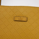 GUCCI Diamante Tote Bag Leather Yellow 353397 Auth ka6575-18