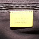 GUCCI Diamante Tote Bag Leather Yellow 353397 Auth ka6575-19