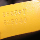 GUCCI Diamante Tote Bag Leather Yellow 353397 Auth ka6575-25