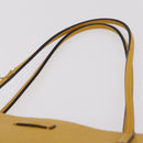 GUCCI Diamante Tote Bag Leather Yellow 353397 Auth ka6575-9