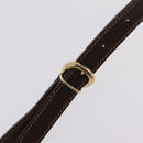 GUCCI GG Supreme Web Sherry Line Bag PVC Beige Gold 001 123 6177 Auth ka6578-18